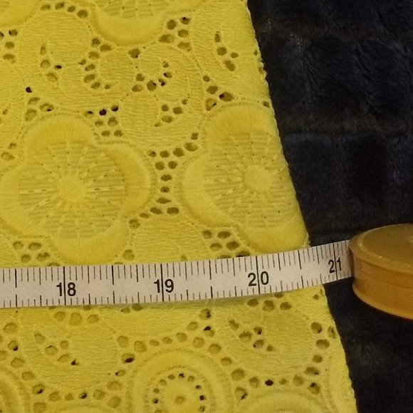 vintage 50s hand made lace floral sleeveless tunic 🎈HOST PICK🎈 - Picture 8 of 11